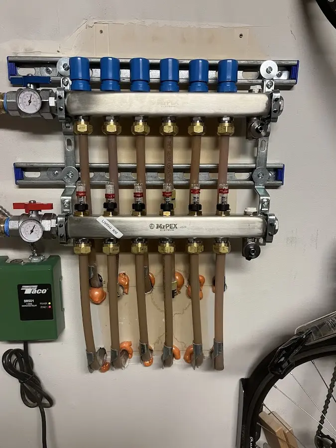 Plumber performing Leak Detection at a residential property in Emporia